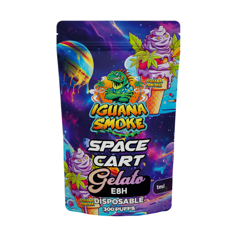 Iguana Smoke Vaper e8H Cartridge | 1ml | Gelato | Hybrid - Aroused - Image 2